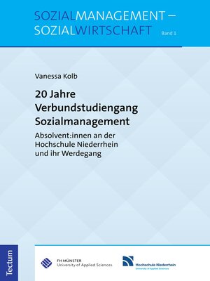 cover image of 20 Jahre Verbundstudiengang Sozialmanagement